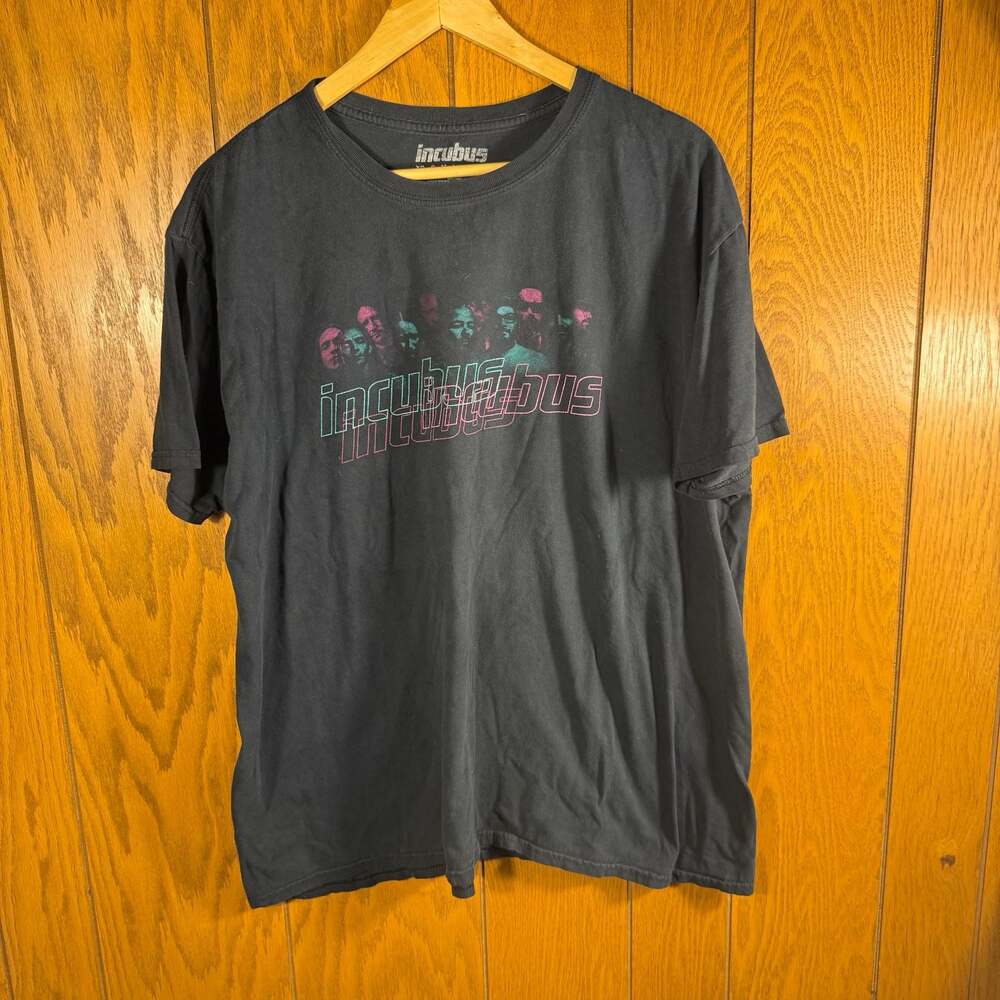 Incubus 2017 Tour Concert T-Shirt Black Graphic Tee